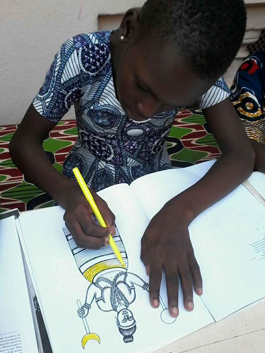 Atelier Coloriage, Ouidah